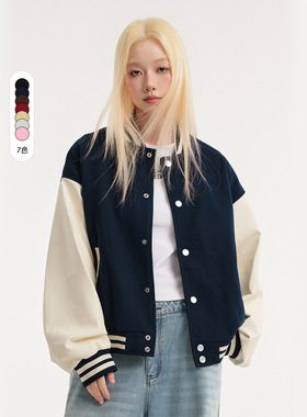 CATTEE美式复古运动风棒球服夹克男女cleanfit设计感宽松潮牌外套