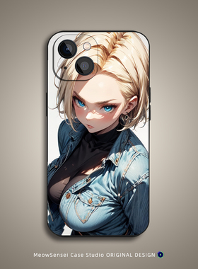 帅气18号七龙珠手机壳适用苹果16华为小米15/14液态硅胶VIVO红米K90小众个性OPPO磁吸iPhone17ProMax动漫周边