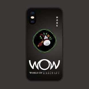 魔兽世界wow武僧iPhoneXsMax适用16 13苹果14玻璃15ProMax手机壳XR磨砂SE华为荣耀OPPO小米VIVO安卓保护壳