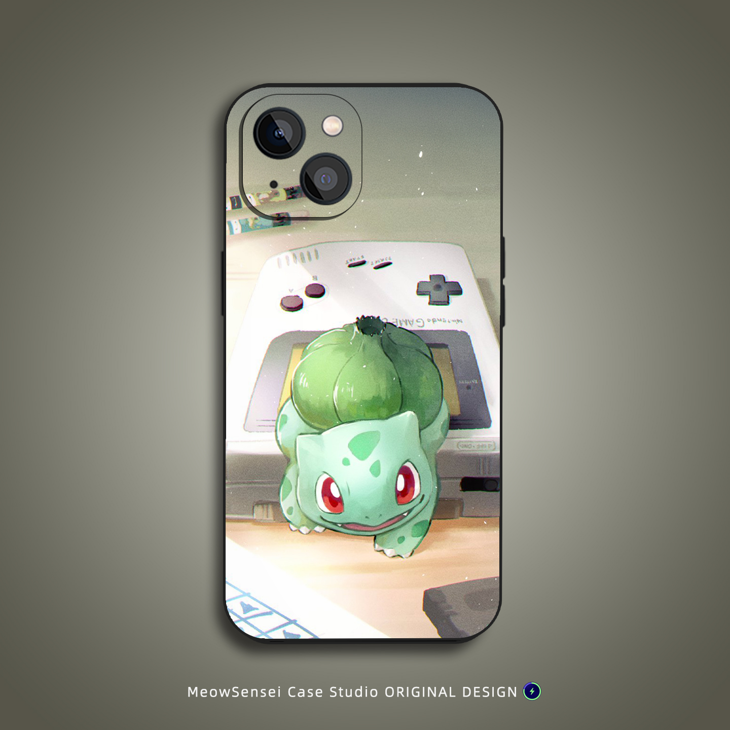 妙蛙种子宝可梦手机壳适用苹果17卡通艺术14磨砂硅胶13华为OPPO小米VIVO一加15磁吸iPhone16ProMax防摔保护套