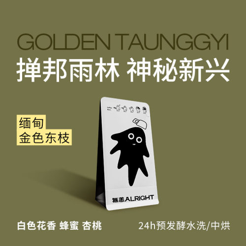 无恙咖啡 | 金色东枝 预发酵水洗 白色花香 中烘咖啡豆100g