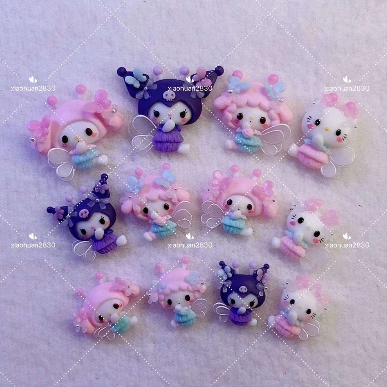 小欢美甲模具纯手工雕花硅胶模具三丽欧小蜜蜂美甲卡通公仔饰品