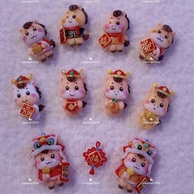 小欢手工美甲模具新年