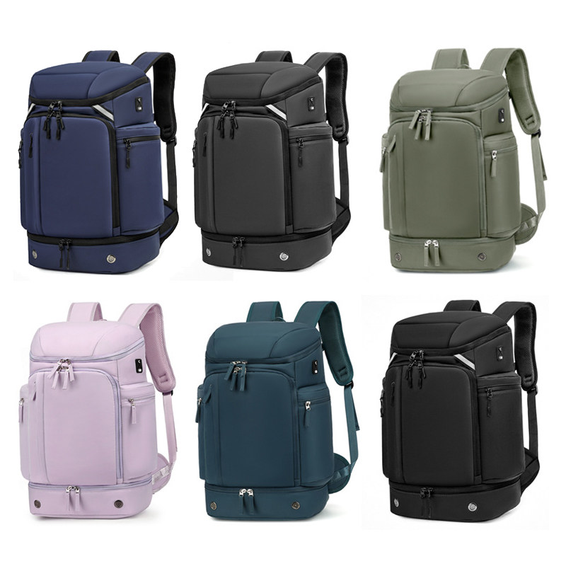 多功能大容量旅行双肩背包男女商务出差登机包防水干湿分离行李包