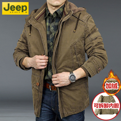 吉普加厚棉衣JEEP冬季