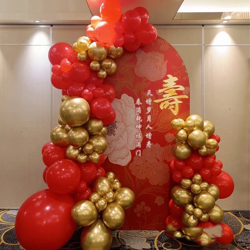 郑州上门气球墙生日过寿乔迁满月成人礼kt板3岁5岁背景墙酒店布置