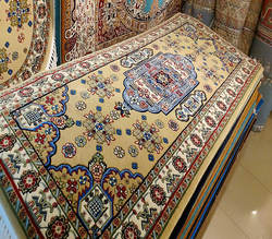 新款新疆民族特色和田纯羊毛地毯长形地毯包邮