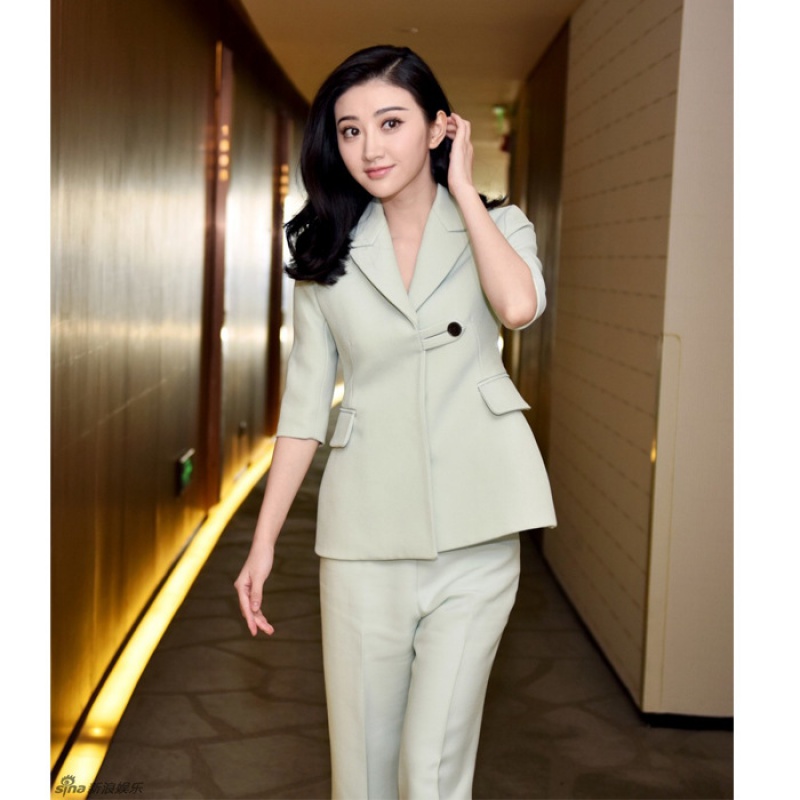 气质高贵职业景甜明星同款小西装女时尚气质西服外套