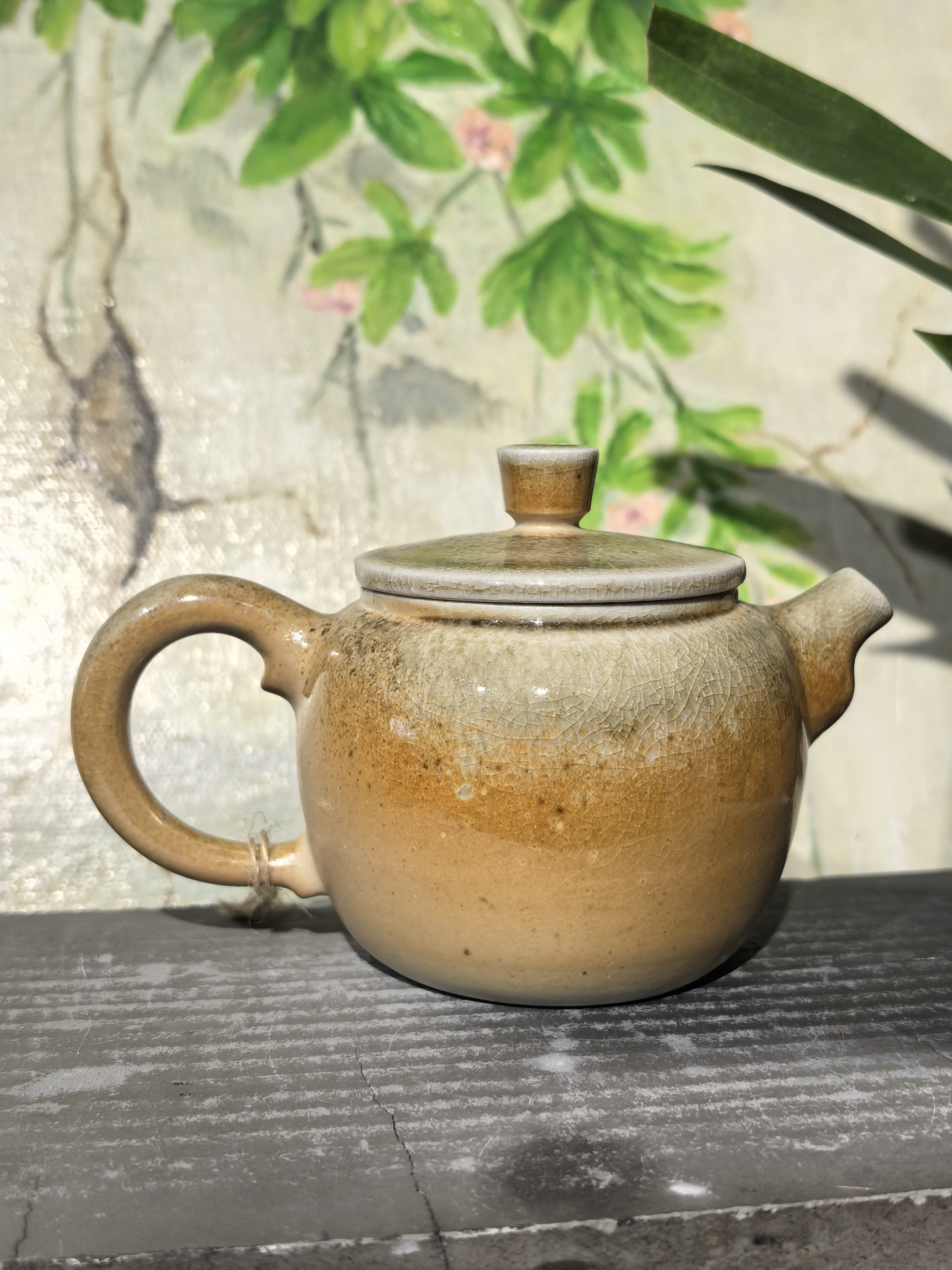 云南建水紫陶茶壶厂家直销 肖春魁浪鬼柴烧壶 精品井栏壶1