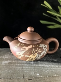 云南建水紫陶茶壶厂家直销 仿古壶1 陈绍康大师 全手工