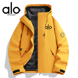 【奥莱专区】户外羽绒服男款冲锋衣三合一羽绒内胆可脱卸宽松防雨