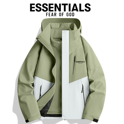 【奥莱专区】大码加绒男款冲锋衣