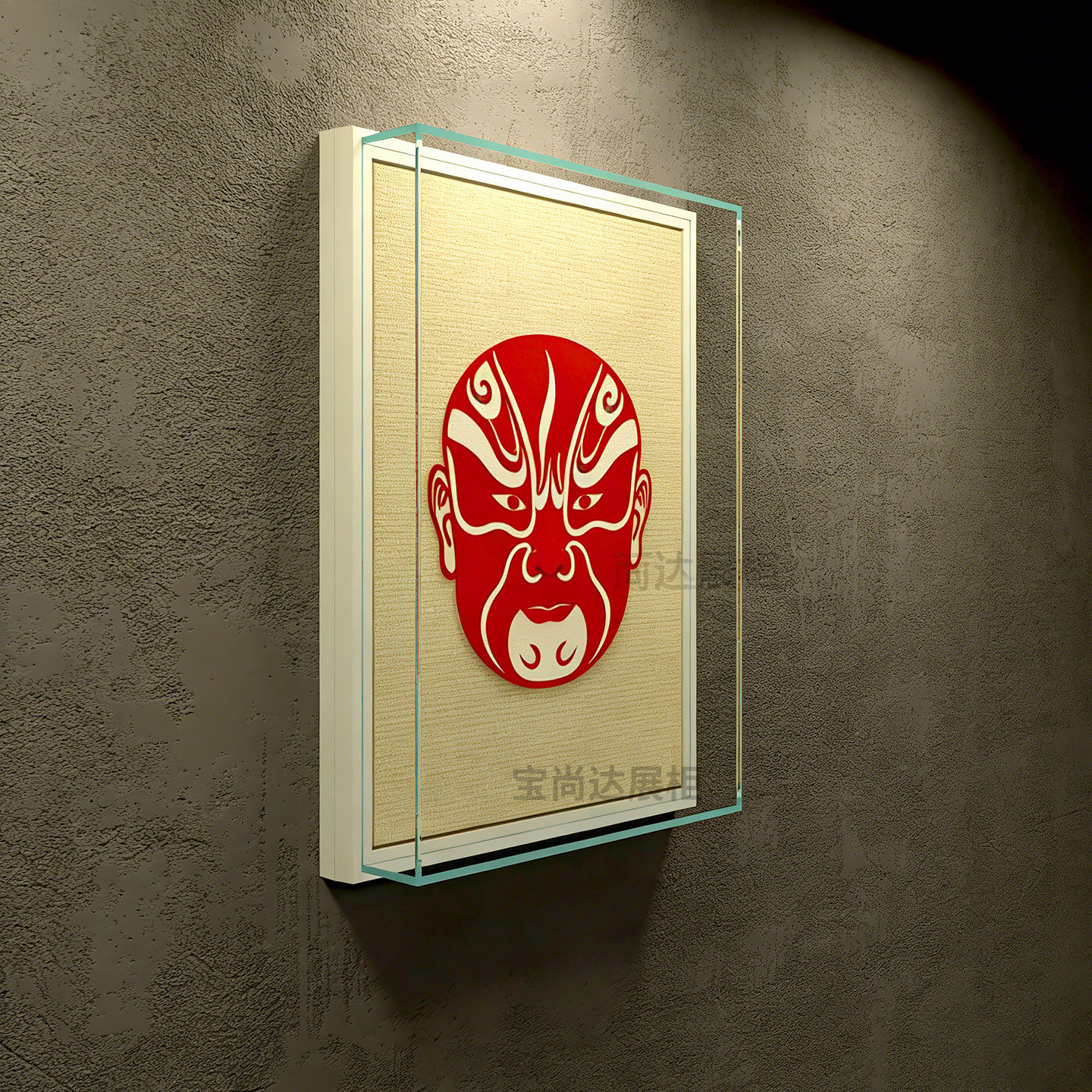 新腰柜博物馆玻璃展示柜壁柜悬挑柜文物挂墙式展柜吊柜展览陈列柜图片
