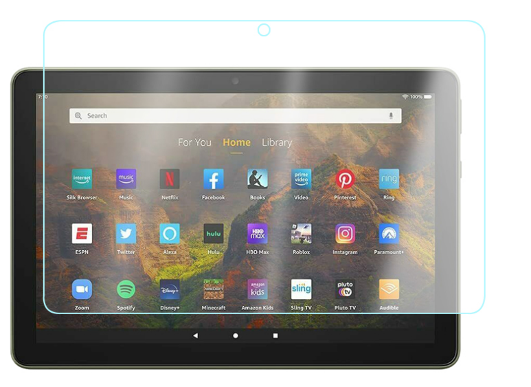 适用kIndle fire HD10 2021款平板钢化玻璃贴膜HD10plus保护贴膜
