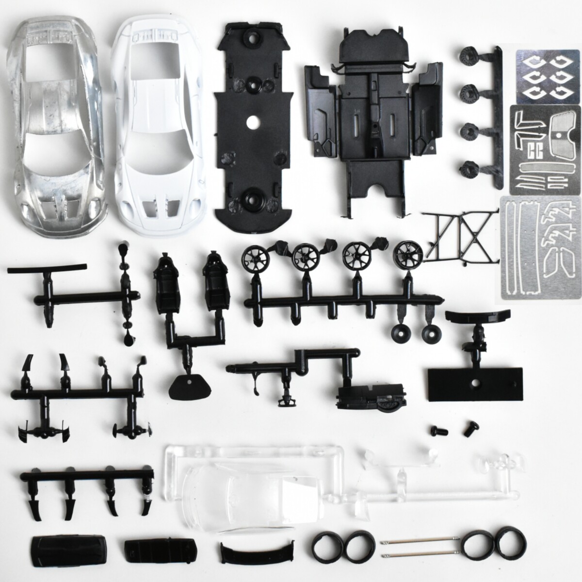 BD build drive 1:64 911 gt3 rs 款2 合金汽车模型 拼装 手工