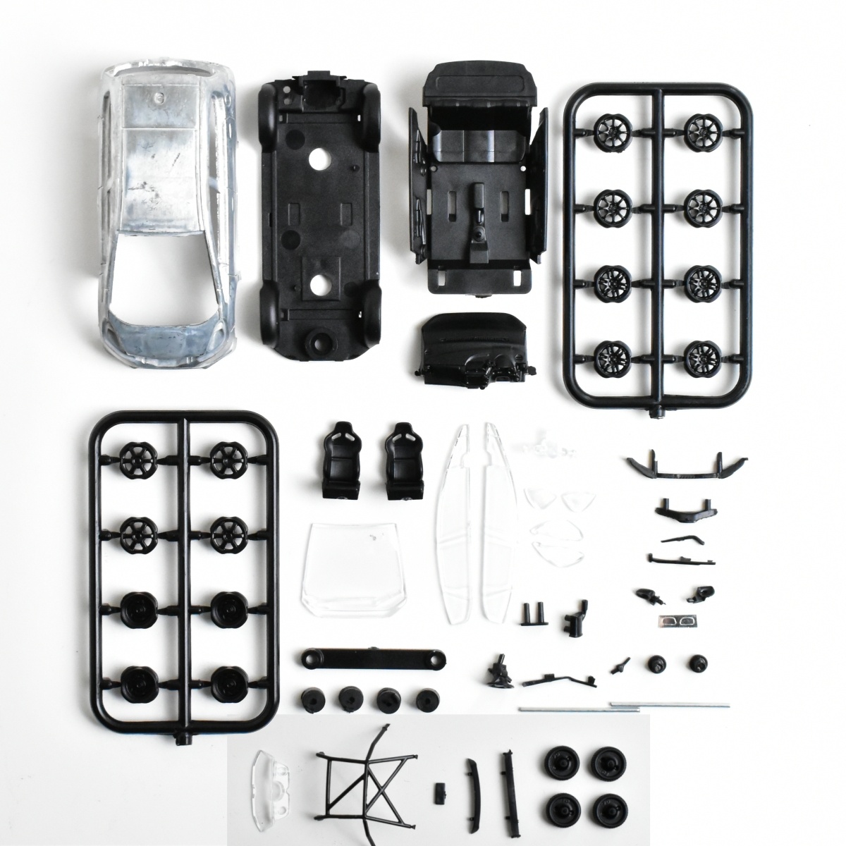 飞度合金汽车模型拼装