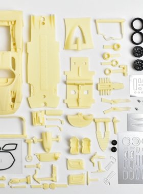 build drive 1:64 玛莎拉蒂 MC12 树脂汽车模型 拼装 手工 民用