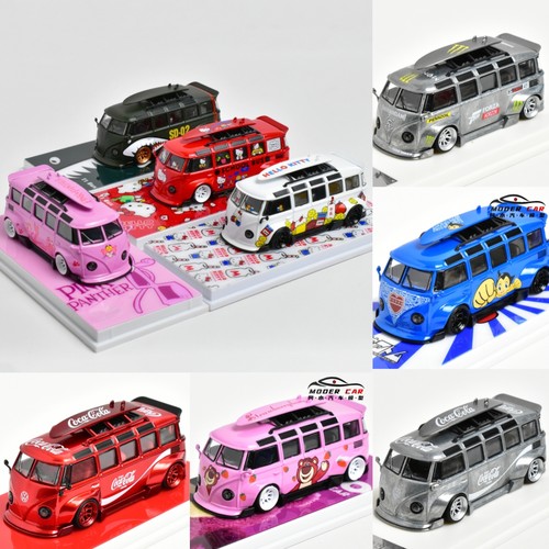 T1面包车Kombi宽体改装版车模