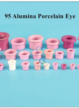 95/99氧化铝耐磨陶瓷瓷眼绞线机绞弓绞铜纺织陶磁珠瓷珠瓷孔瓷嘴