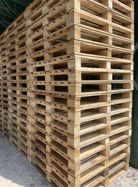 二手卡板110*110木托盘木托盘东莞实木卡板四面进叉车木卡板