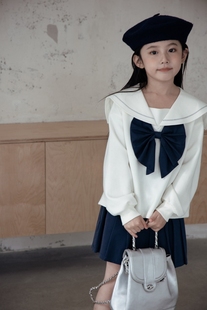 女童春秋款套装中小童学院风JK制服两件套儿童春秋装长袖套装1940