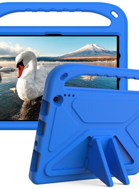 适用2021亚马逊kindle fire HD10 Plus防摔保护套儿童手提支架壳