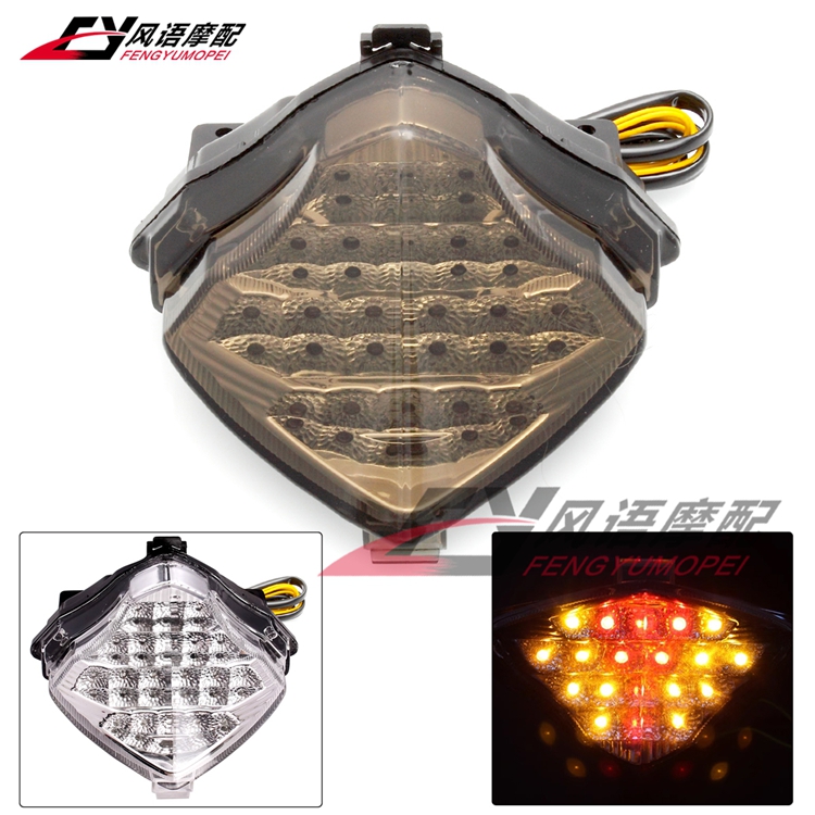 适用雅马哈 YZF-R1 R1 2004-2006年 后尾灯总成LED 刹车灯