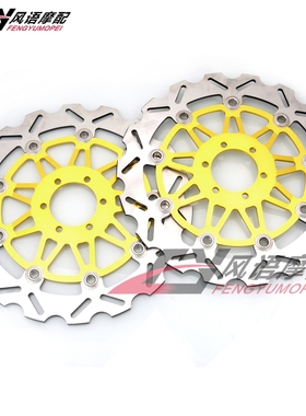适用雅马哈 TDR125/250 TZR250 FZR1000 XJR1200/1300 前刹车碟盘