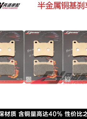 适用雅马哈 FJ1100 FJ1200 V-Max VMX12大魔鬼 前后刹车皮 碟刹片