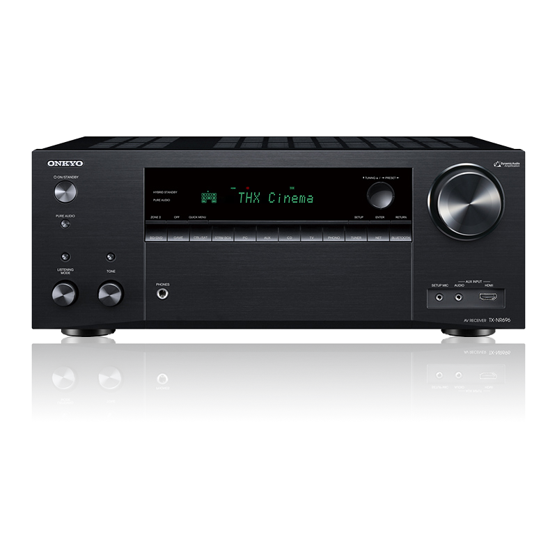 安桥 ONKYO TX-NR696 7.2声道家庭影院AV功放4K杜比全景声蓝牙THX