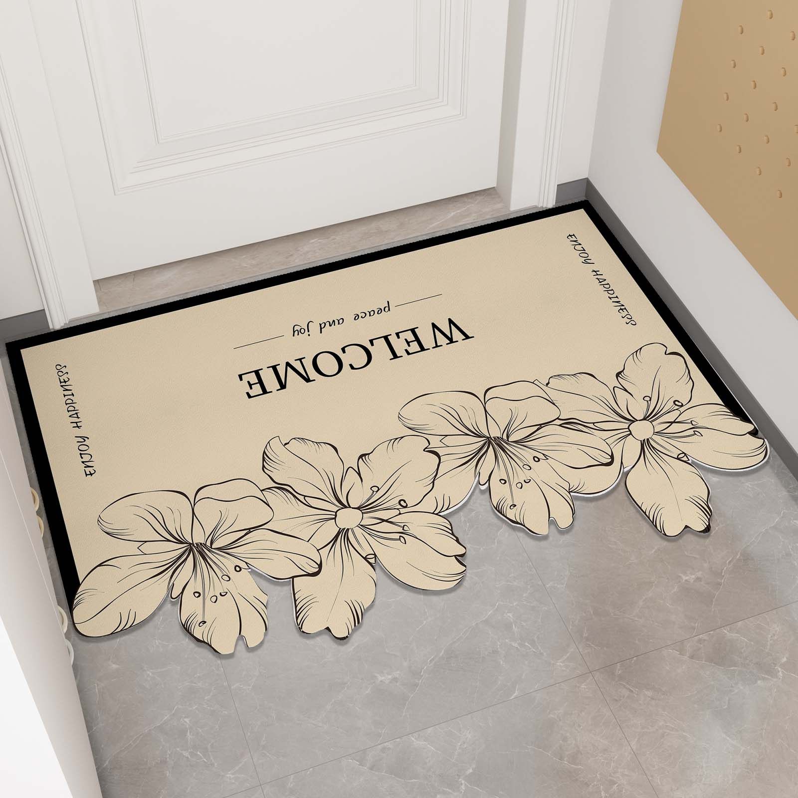 2025新款入户门地垫PVC进门门口脚垫家用玄关地毯门垫免洗可擦,居家布艺,入户地垫,淘宝优惠券,粉丝福利购,淘宝优惠卷