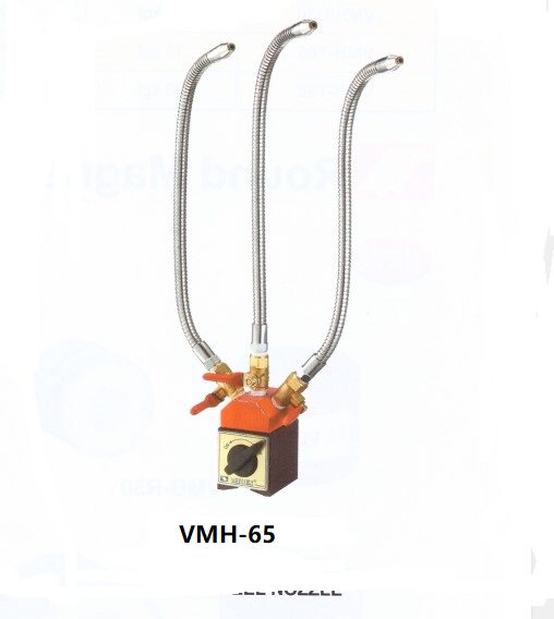台湾鹰牌 三嘴喷油管座 喷油座 三管喷油座 磁性喷油座 VMH-65