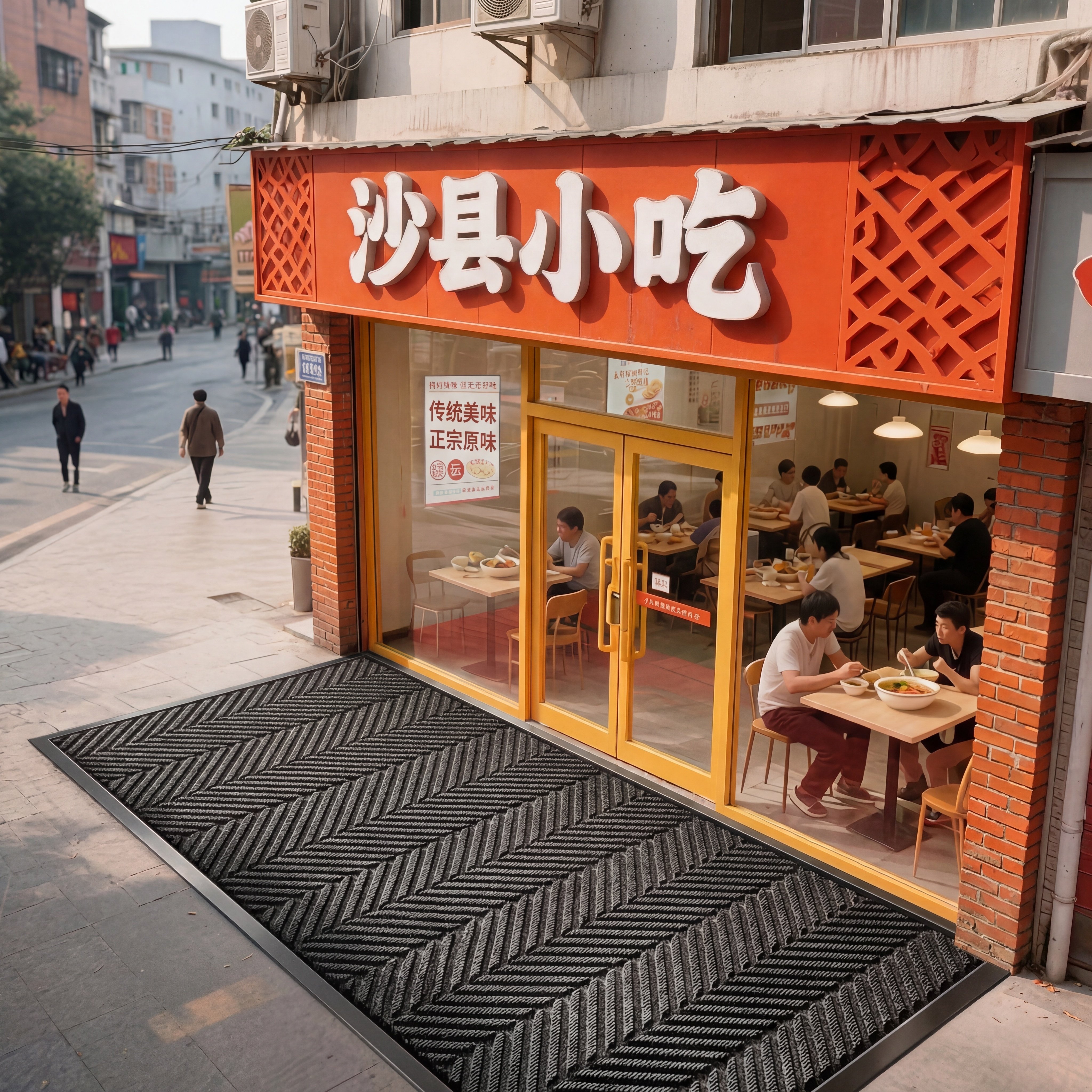 商用地垫大面积全铺室外门垫店铺门口防滑加厚地垫吸水入户进门