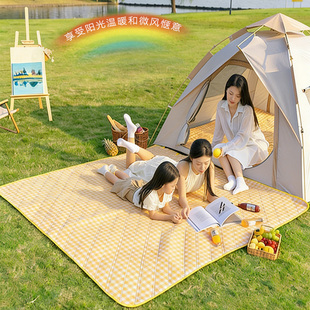 户外野餐垫防潮垫子加厚防水露营帐篷地垫春游必备神器 云感垫