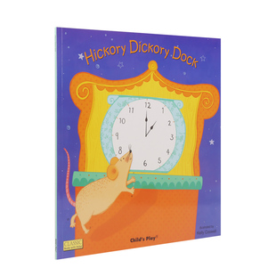 毛毛虫点读笔配套书 绘本 Dock 点读版 Child 英国进口 韵文歌谣洞洞书 Play play英文原版 小彼恩图书 Hickory childs Dickory