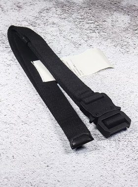 1017 ALYX 9SM 男女士情侣款磨砂黑色机能扣腰带简约百搭青年裤带