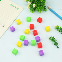 Double-leaf dice eraser, colored dice sieve toy, cube eraser, activity giveaway, gift and prize, fun simulation thumbnail 8