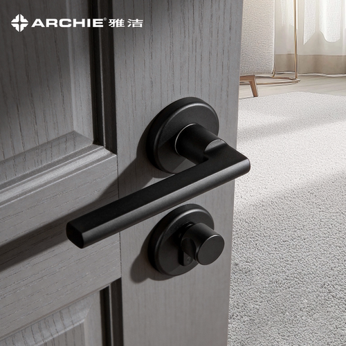 雅洁卧室分体机械门锁上市