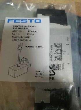 全新费斯托FESTO电磁阀 VUVG-L14-P53C-T-G18-1R8L 现货574231