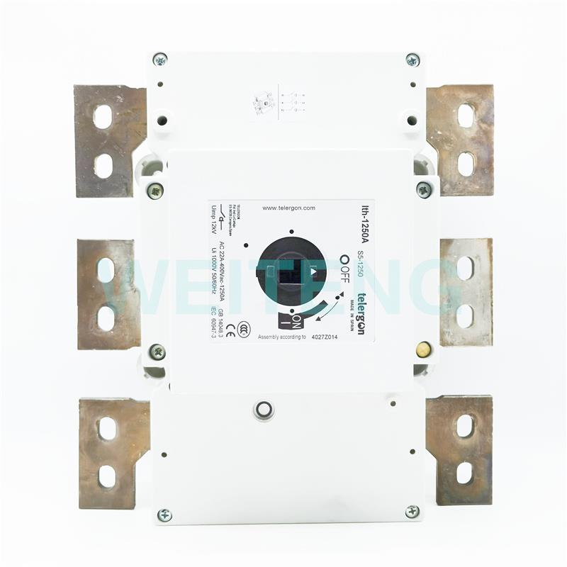 西班牙telergon S5-1250 3RS0负荷隔离开关1250A总闸三相柜外