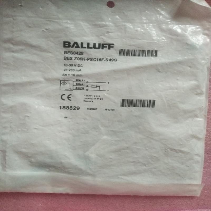 正品BALLUFF巴鲁夫 BES Z06K-PSC16F-S49G  BES0428 现货