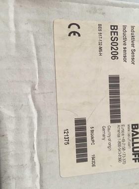 BALLUFF巴鲁夫接近开关BES0206现货 BES 517-132-M5-H