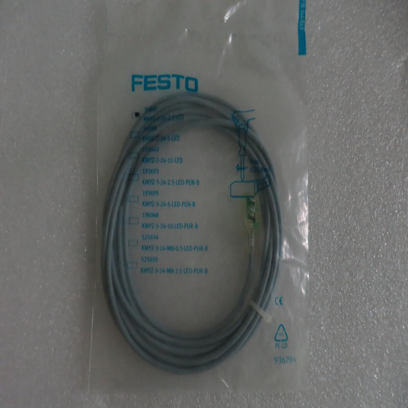 正品FESTO费斯托磁性开关 34997 KMYZ-2-24-25-LED 现货