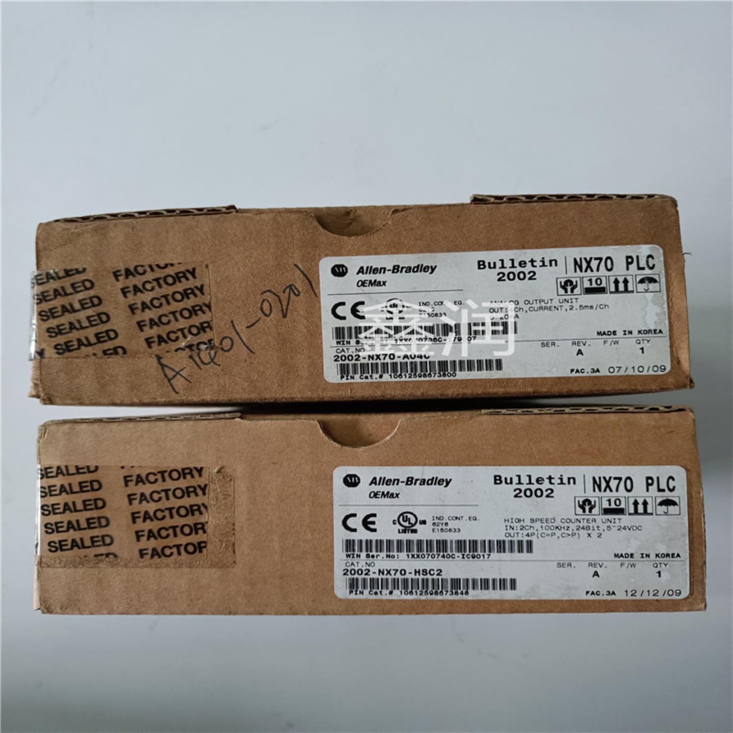 AB NX70系列PLC模块2002-NX70-A02C  2002-NX70-HSC2全新款未开