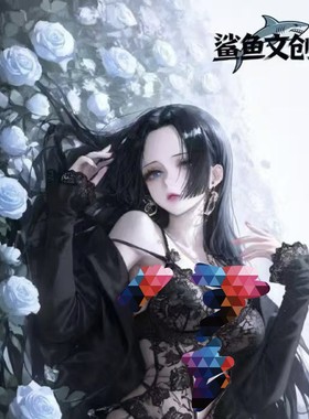 鲨鱼文创海贼王第三弹琉璃倩影全金属钻票卡牌航海王动漫二创卡牌