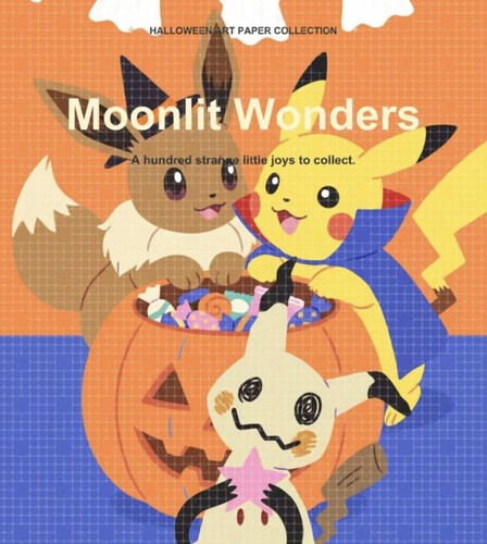 幽彩万灵Moonlit Wonders宝可梦万圣节亚克力色纸动漫同人二创卡