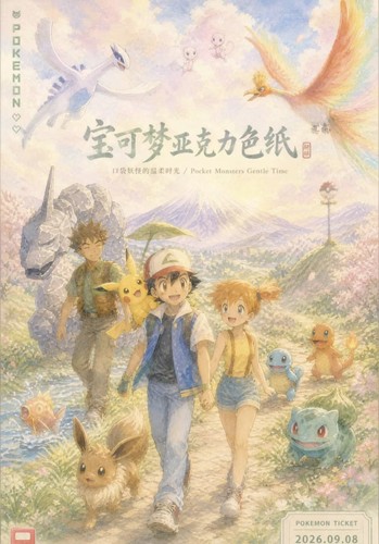 星次元Pokémon宝可梦亚克力色纸第一弹口袋妖怪动漫同人二创卡牌