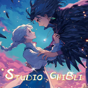 宫崎骏坠入梦境撕撕乐吉卜力龙猫移动城堡千寻动漫同人二创卡牌