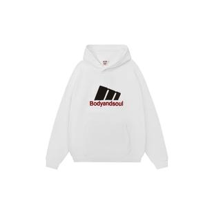 4EVER国潮牌美式 复古印花宽松重磅男女连帽卫衣秋冬加绒加厚上衣