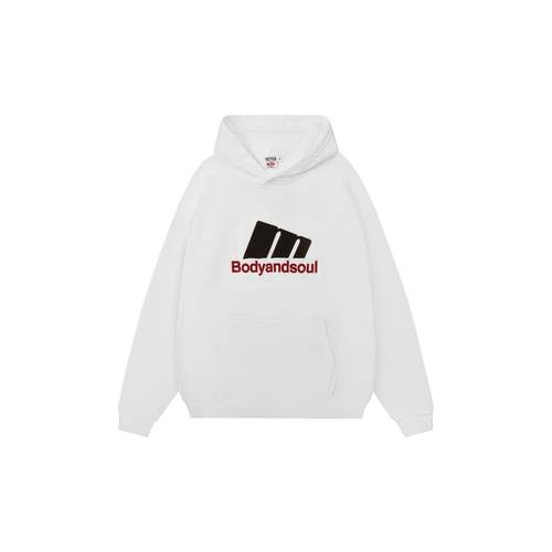 4EVER复古印花重磅连帽卫衣